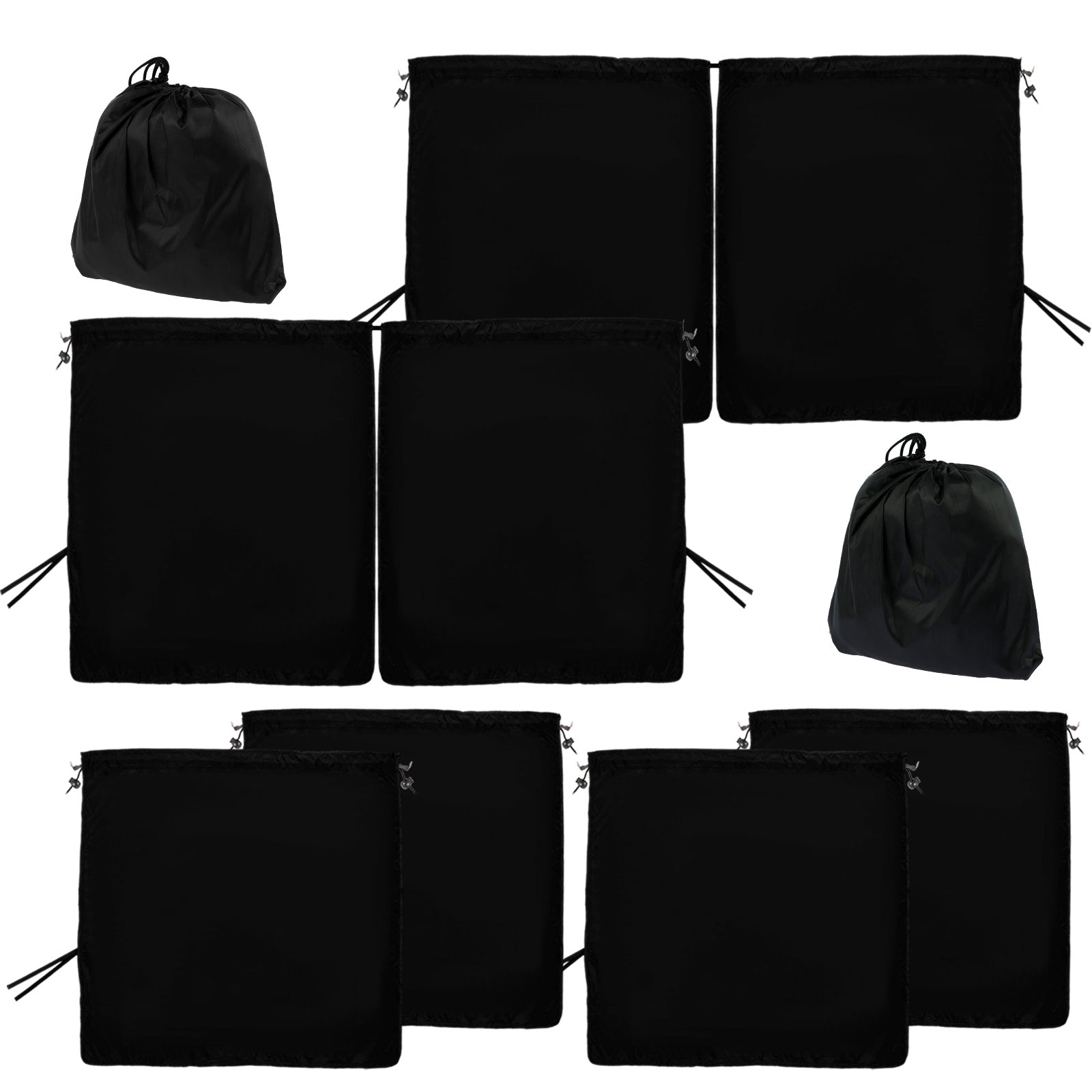 TEMU 8pcs Car Privacy Curtains Universal Car Divider Curtain Between Rear Seat Auto Blackout Curtains Car Sun Shades Side Window Covers Car