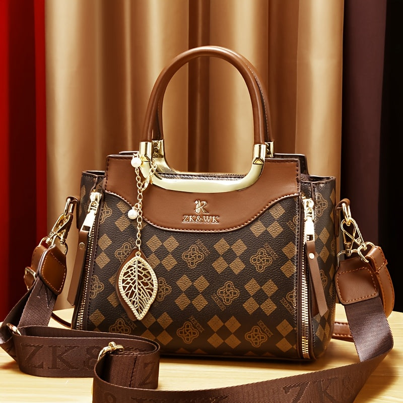 TEMU Gift For Mom: Women's Handbag, Lightweight And Stylish Handbag With A Touch Of , New Fashionable Design, Perfect As A Thoughtful Gift For Family