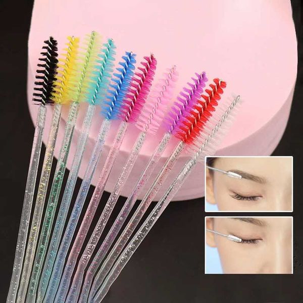 50 Pieces For Sale Eyelash Brushes Eyelashes Extension Tools Eyebrow Brush Mascara Wands Applicator Spoolers Eye Lash Cosmetic Y240807