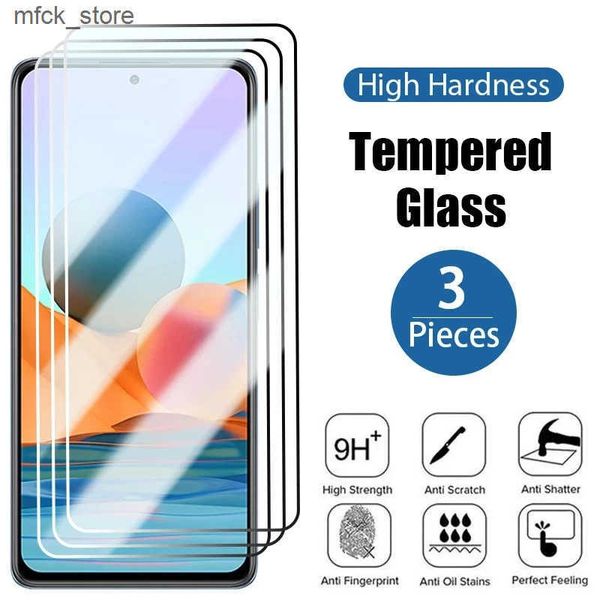 Cell Phone Protectors 3Pcs Tempered 10T Pro 9T A1 A2 A3 Screen Protector for Mi 10 Lite 9 11 11i 8 SE 6 Glass J241202