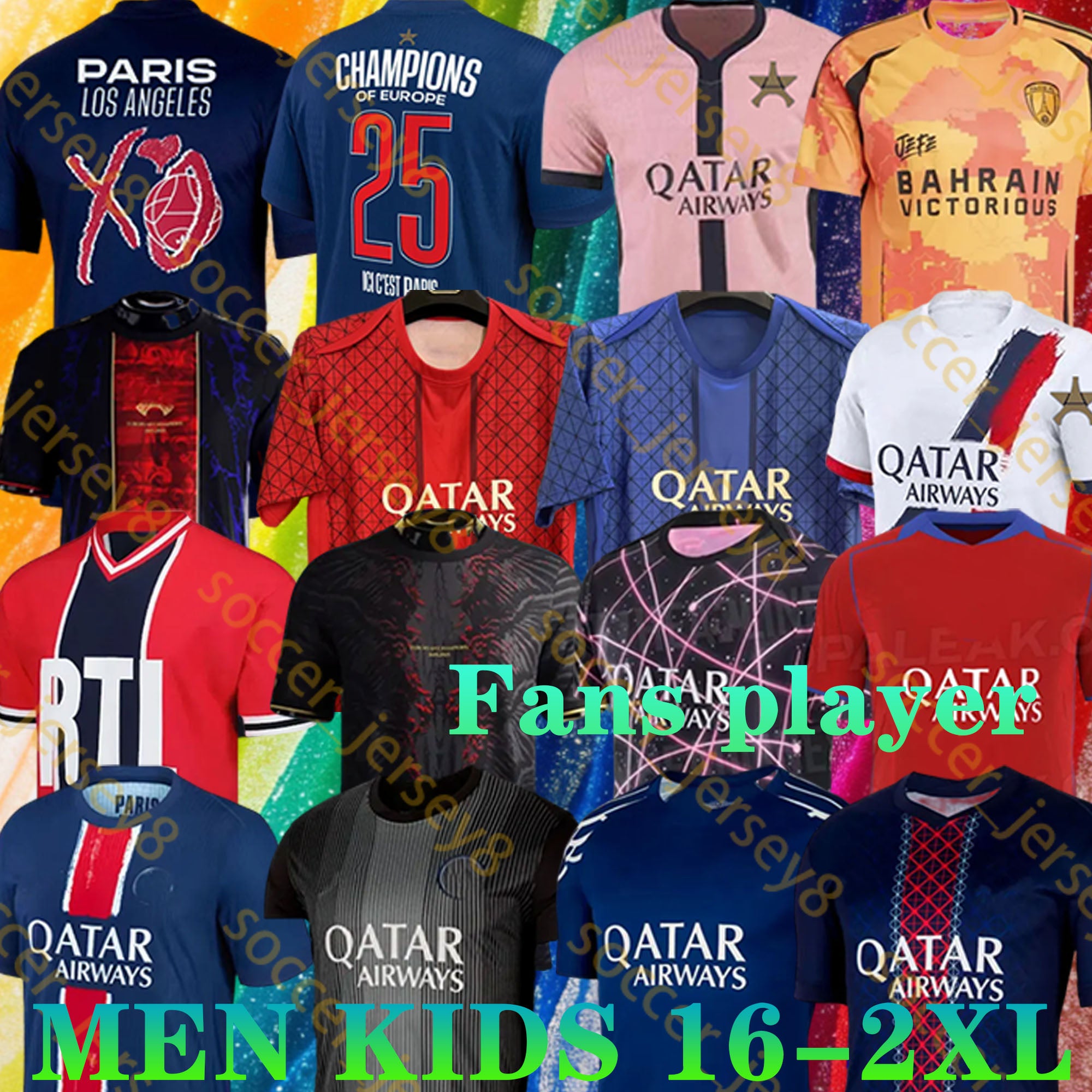 2025 2026 Paris O.DEMBELE PSGES soccer jerseys Cup D.DOUE JOAO NEVES MUNICH KOLO MUANI KIMPEMBE BARCOLA 24 25 26 men goalkeeper football shirts Play