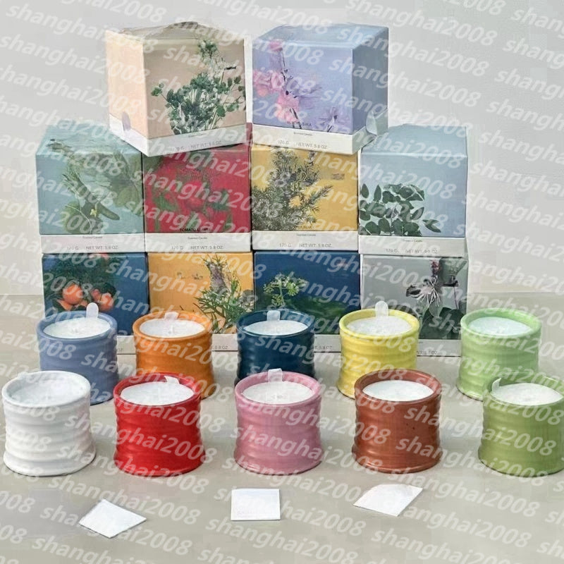 Perfumed Candle Scented Parfum Candle Plant Smell Fragrance Deodorant Incense Sealed With Gift Box