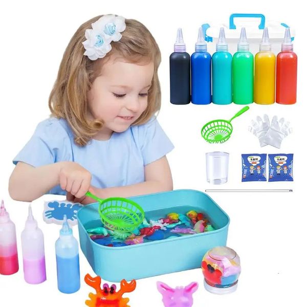 Party Games Crafts Magic Water Elf Gel 3D Handmade Aqua Fairy Toy Kids Science Learning Sea Creature Water Elf Kit Boys Girls Christmas Birt