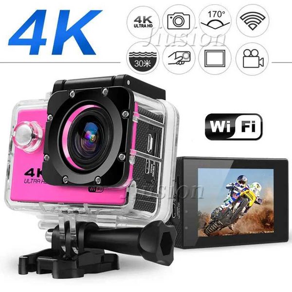 Sports Action Video Cameras WiFi waterproof action 4k mini camera Go Pro 2.0 color LCD screen underwater camera helmet outdoor cycling sport