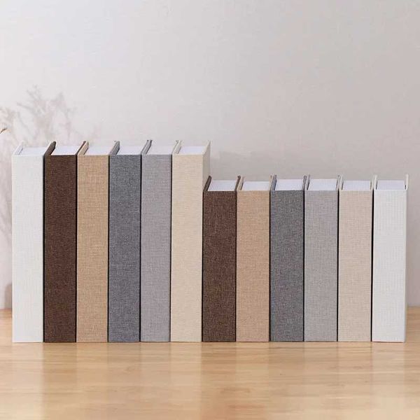 Linen Fabric Decorative Books for Rooms Modern Style Fake Books Decorations Coffee Table Ornaments Home Additional Decoration M240903