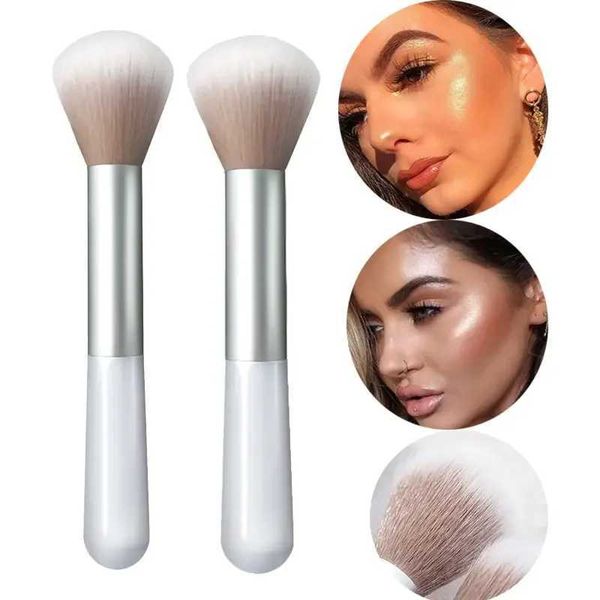 1Pc White Soft Makeup Brushes Powder Foundation Blush Make Up Brushes Makeup Brush Professionaly Make-up Tools WholesaleXJ241113