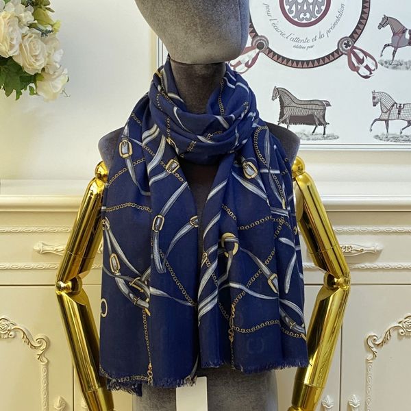 Women&#039;s long scarf scarves pashimna shawl double sided 100% cashmere material print letters pattern size 180cm -62cm