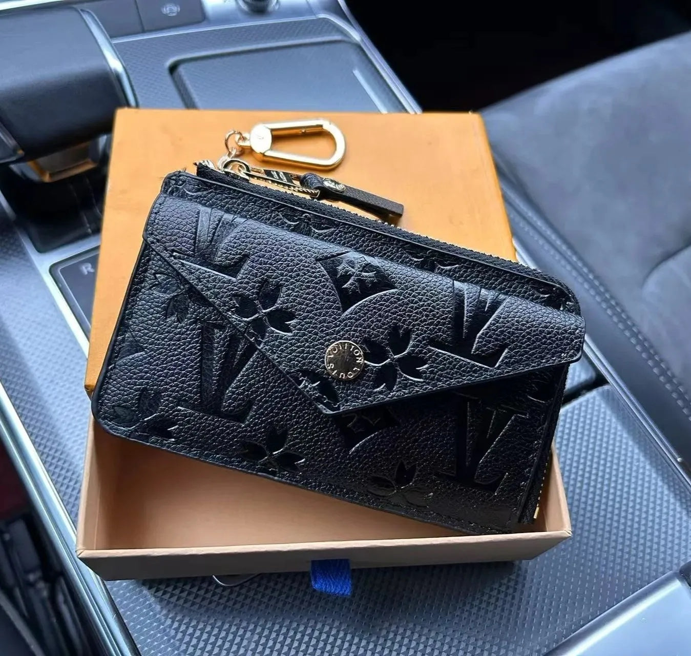 WALLET CARD HOLDER RECTO VERSO Designer leather Fashion Womens Mini Zippy Organizer Wallet Coin Purse bag Belt Charm Key Pouch with M69431