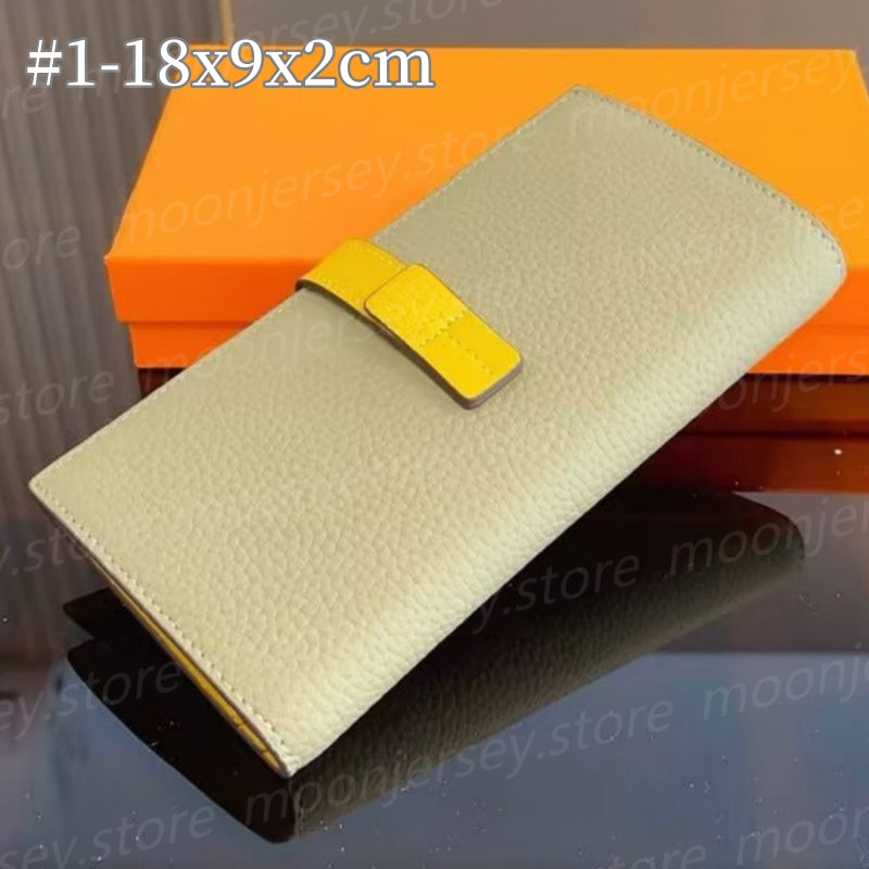 High Quality Designer Wallets Women&#039;s Fashion Portable Mini Long Short Purses Multicolor Card Holders with Box 18cm 12cm 22781 27438