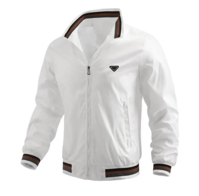 Mens Designer Jacket New Luxury Fashion Striped Windbreaker Coats portswear Outerwear Casual Embroidered Zipper Jackets Size M-5XL