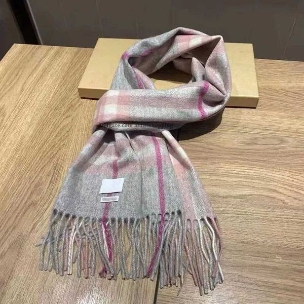 New Women Man Designer Scarf fashion brand 100% Cashmere Scarves For Winter Womens and mens Long Wraps Size 180x30cm gift 4VKNK
