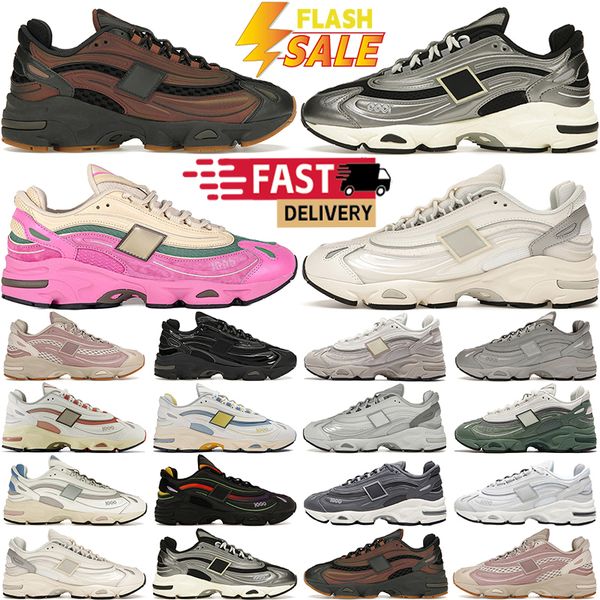 new designer running shoes men women black white grey silver sea salt pink green navy blue mens trainers sports sneakers size 36-45