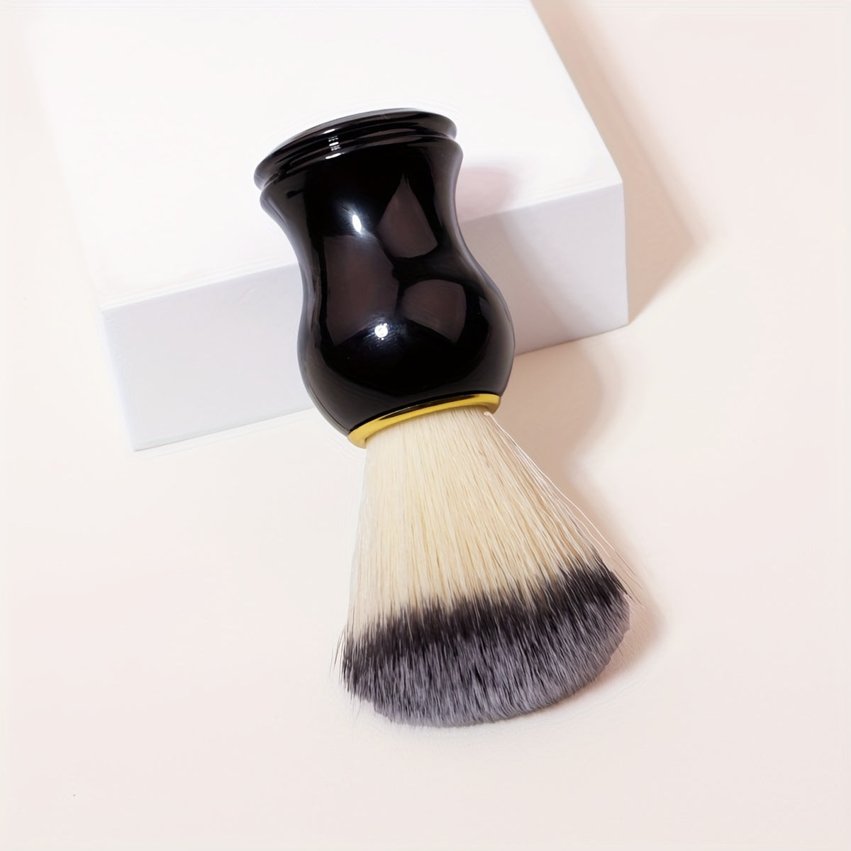 TEMU 1pc Facial Shaving Brush, Pp Material Hair Styling Tool Professional Barber Neck Hair Cleaning Brush Practical Convenient Tool Supplies