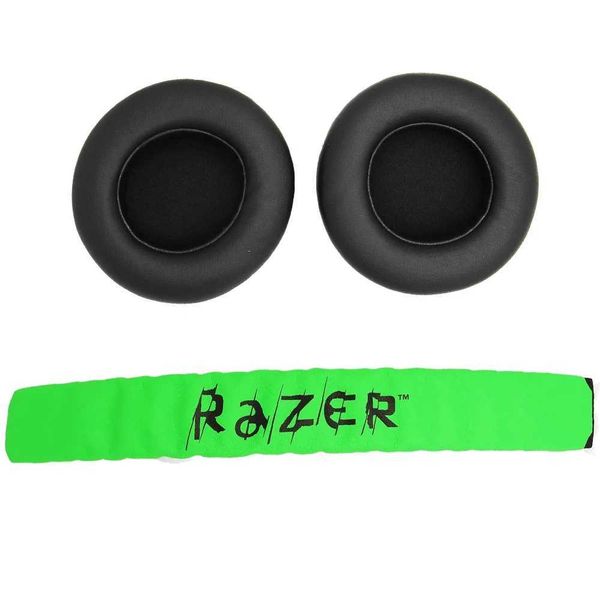 Replacement Ear pads Cushion Earmuffs Earpads Headband For Razer Kraken Pro 7.1 or Electra Gaming Headphone Y240810