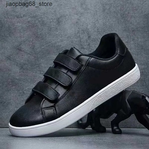 Casual Shoes Leather casual shoes comfortable solid color sports for men fully matched outdoor walking designer skateboarding Q241225