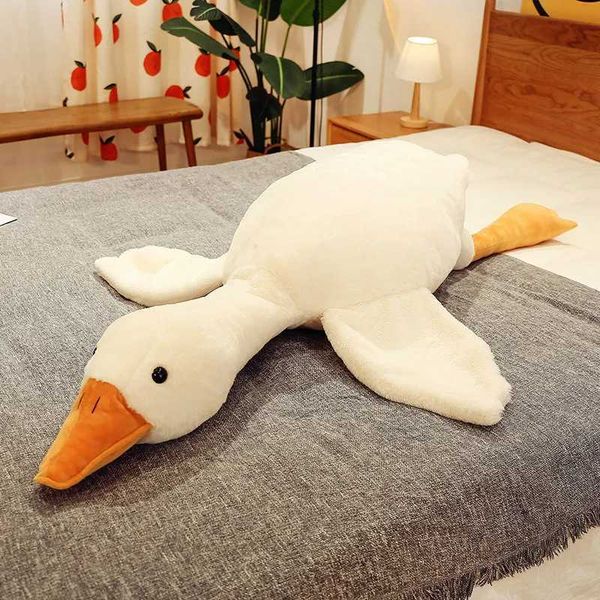 Big White Goose Throw Pillow Doll Animal Doll Plush Toy Doll Throw Pillow Gift Big Goose Toy Gift ToyXJ241019