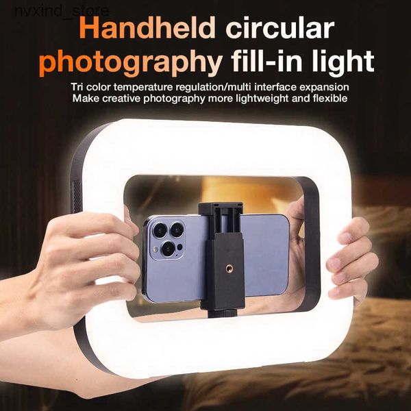 Selfie Live Lighting Photogreaphic Square Lights LED Rabbit Cage Shooting Fill Light For cell phone cameras J241216