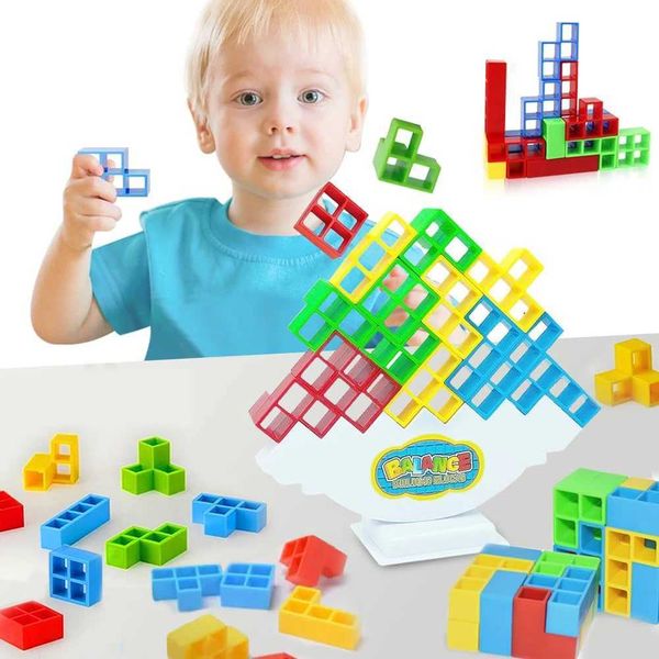 3D Tetra Tower Balance Stacking Toys Building Blocks Board Game for Kids Adult Perfect Family Game Party Team Building Games Toy Y240731