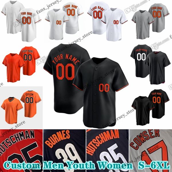 2024 S-6XL City Connect 35 Adley Rutschman Baseball Jersey Ryan Mountcastle Gunnar Henderson Anthony Santander Custom Orioles Any Name Numbe