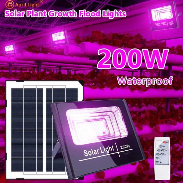 Plants Light 200W Led Solar Grow Light IP67 Phyto Lamp Full Spectrum Bulb Hydroponic Lamp Greenhouse Flower Seed Grow Tent X250205