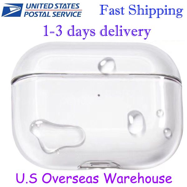 USA Stock For Apple 4 pro 2 3rd Accessories Silicone Protective Cover Headphone TPU Case