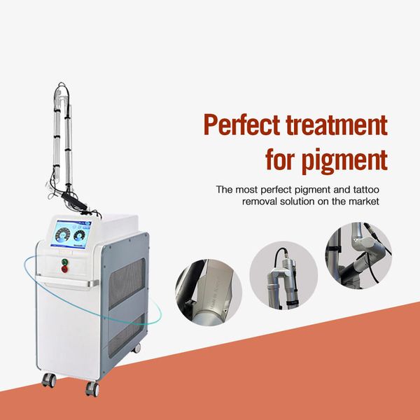 Wholesale Promotion Laser Nd Yag Q-switch Tattoo Removal Carbon Peeling Eyebrow Pigment Therapy Machine Tattoo Pigment Clean Beauty Equipmen