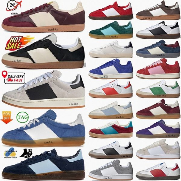 Maroon Sneakers Handball Indoor Shoes 00s Originals Collegiate Green Navy Clear Blue Fusion Gum Sky Gold Metallic Mens Women Core Black Bett
