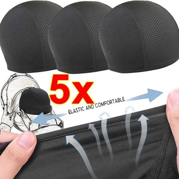 Motorcycle Riding Helmet Lining Hat Cooling Breathable Sweat Wicking Cycling Running Cap Helmet Liner Under Helmets Sports HatXJ240828