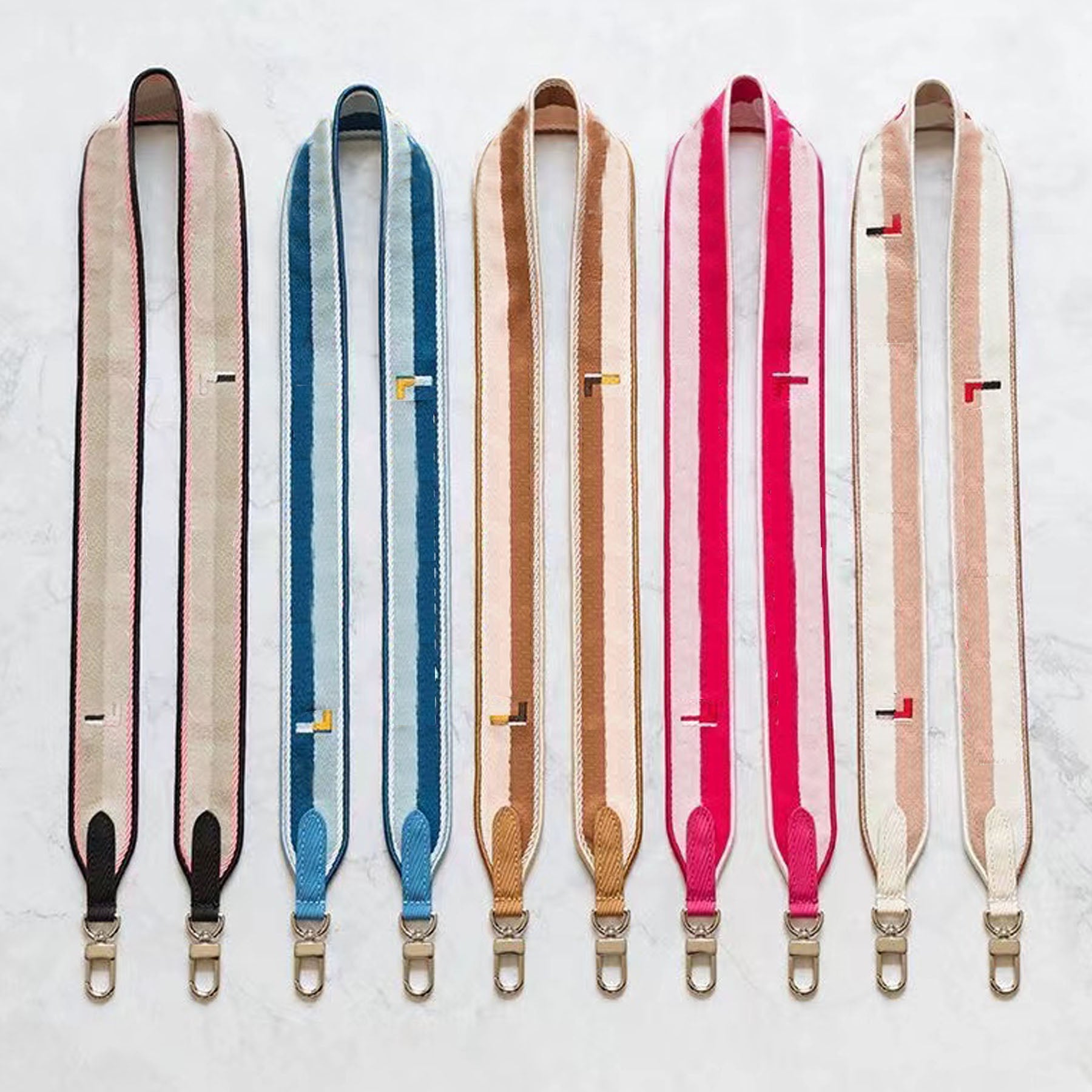 Ladies Fashion Casual Designe Luxury Jacquard Fabric Shoulder Strap Coin Purse Key Pouch Wallet TOP Mirror Quality M46234 M46705 M45985 M46222 Pouch