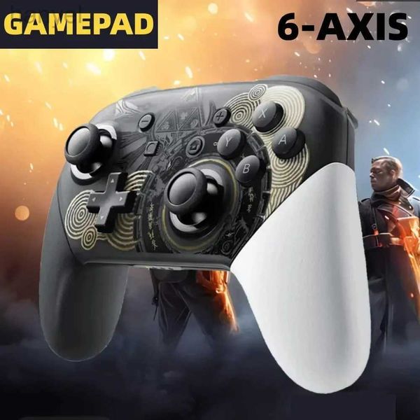 Game Controllers Joysticks Wireless Bluetooth Gamepad for Switch Pro Controller Wake Function Joystick 6-Axis Gyro Handle HD Vibration for P