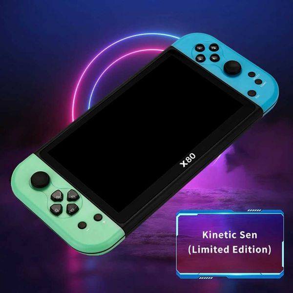 Portable Handheld Video Game Retro Video Game Console Player 7inch TFT Sn USB Charging Pocket Games Console for Kids ChildXJ250211
