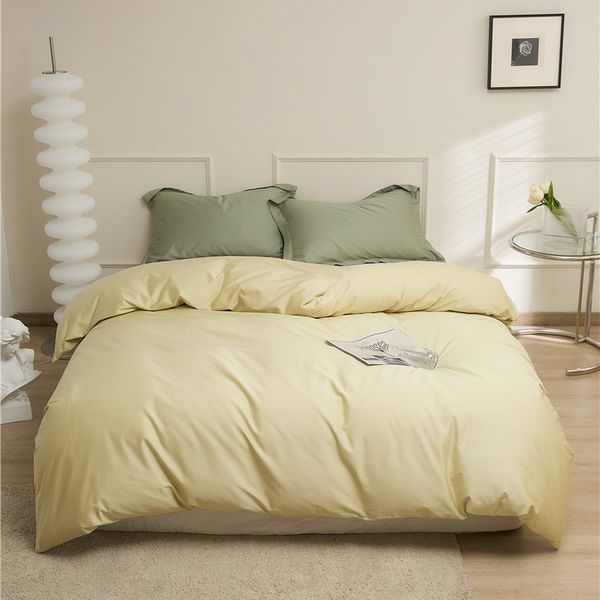 XX131 100% long-staple cotton four seasons pure cotton simple bed sheet pillowcase bed sheet quilt cover