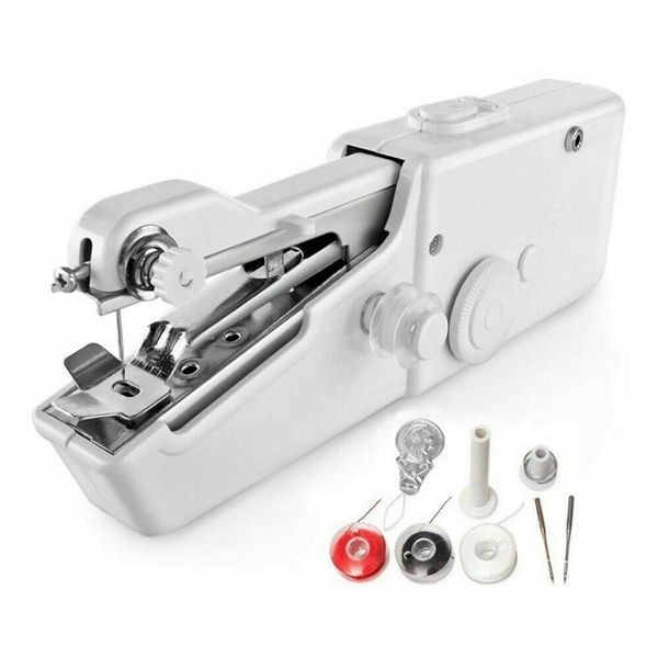 Other Hand Tools Portable Handheld Sewing Machine Mini Stitch Sew Needlework Cordless Clothes Fabrics Electric Sewing Machine 221010