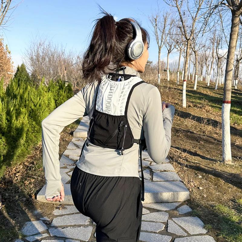 Outdoor Bags Lightweight Running Vest Waterproof Water Bladder Daypack Reflective Outdoors Hydration Pack For Hiking Trail