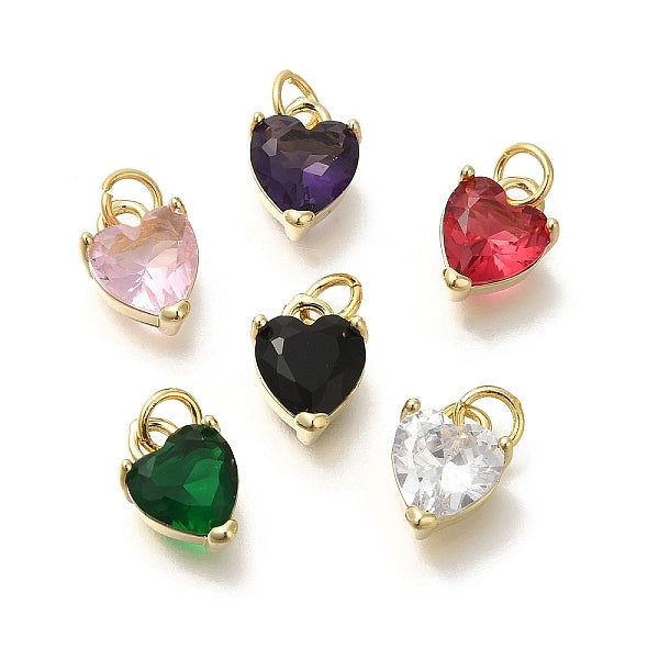 Charms cuore ottone