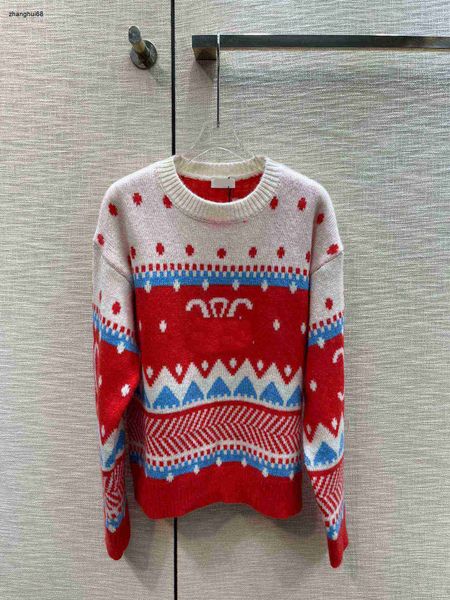 women knitwear brand clothing for ladies Letter printing long sleeve knitting round collar upper garment Jan 17