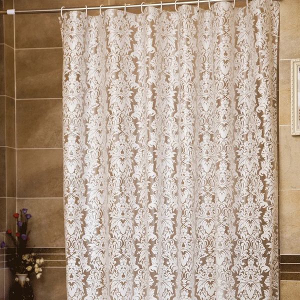 Waterproof Shower Curtain Long Wide PEVA Bathing Bathroom Curtains with Hoo 180*180cm -180*220cm for Bathtubs Home Decor 240802
