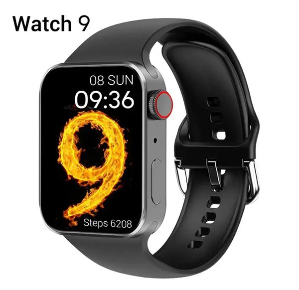 2024 Smart watches Series 9 8 45mm 2.1&quot; Watch Bluetooth Call Bracelet Wristband Wireless Charging Fitness Tracker Sport Smartwatch IWO