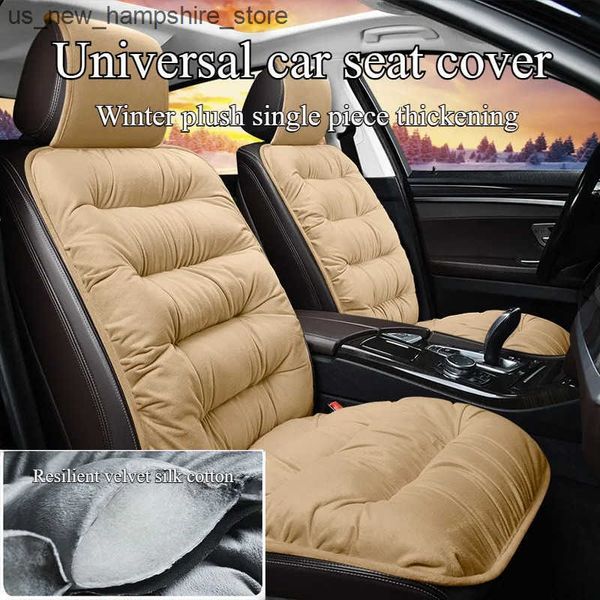 Seat Cushions Universal Winter Down Car Seat Cushion Breathable Warm and Wear-resistant Car Cover Split Headcap Protector Seat Covers for Ca