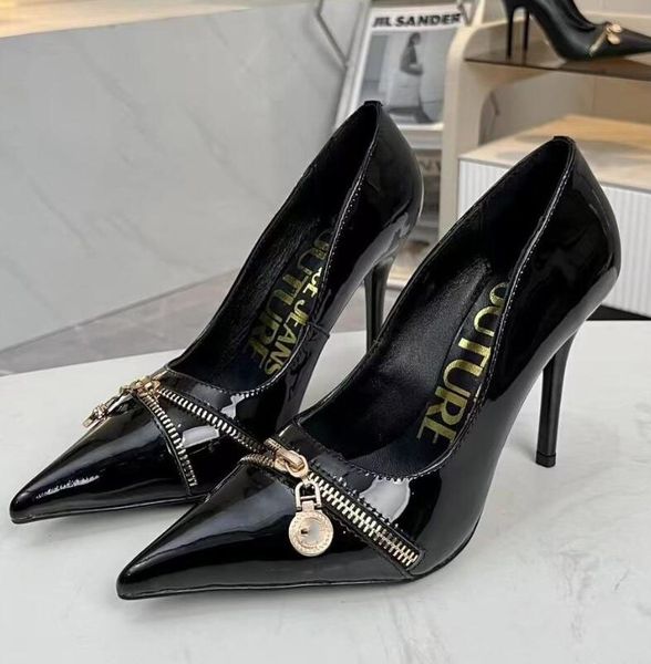Woman Designer Heel Dress Shoes Luxury High Heel Designer shoes 10.5cm Shoe Pointed Toes Pumps Wedding Classics Fashion