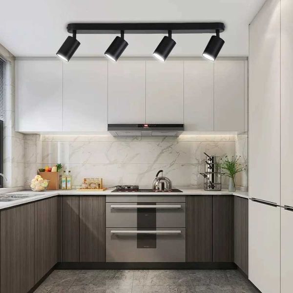 Led Ceiling Lamp Replaceable Bulb Ceiling Spotlight Kitchen Pendant Lamp Living Room Chandelier Track Spot Light for Dining Room Y240802