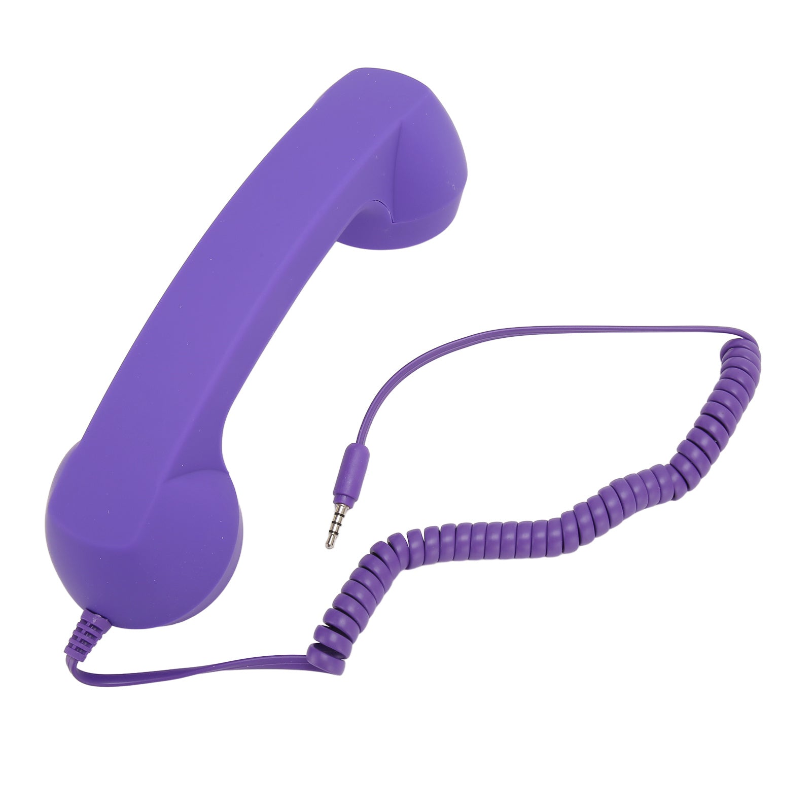 TEMU 1x Retro Telephone Handset - 3.5mm , Noise, Vintage Phone Receiver With Abs Housing & For Smartphones-tablets-computers - Compatible With