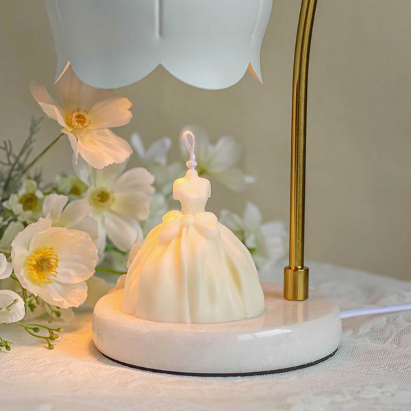 Creative wedding dress scented candle luxury decoration candle guest gift candles table decorative candles custom wedding candleXJ240830