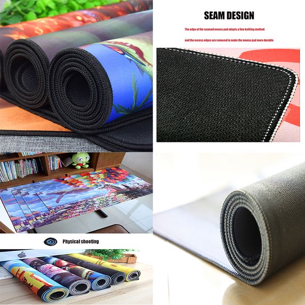 Laptop Office Large Mousepad Keyboard Gaming Accessories L-Lord The of the Rings Anti Slip Gamer Mouse Pad Carpet Soft Table Mat