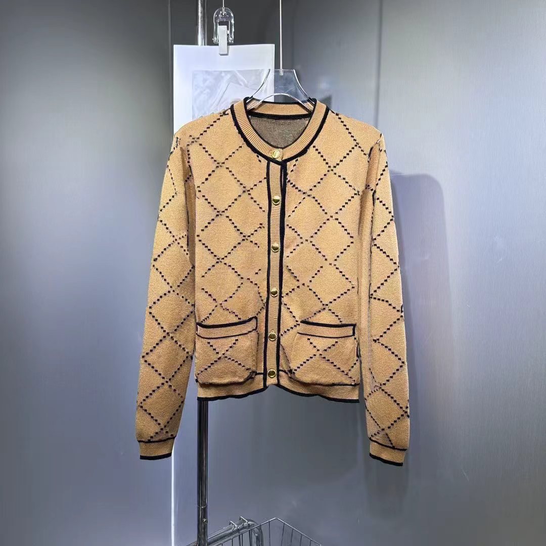 womens sweater autumn long-sleeved knit top high-end knitwear slim pullover coat women designer Sweater woman thin Knit sweaters Suitable for petite