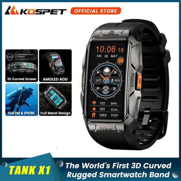 X1 Smart Watch Men Women Smartband 10ATM Waterproof Watches 1.47&quot; AMOLED Bracelet AOD 3D Fiess Tracker Smartwatch