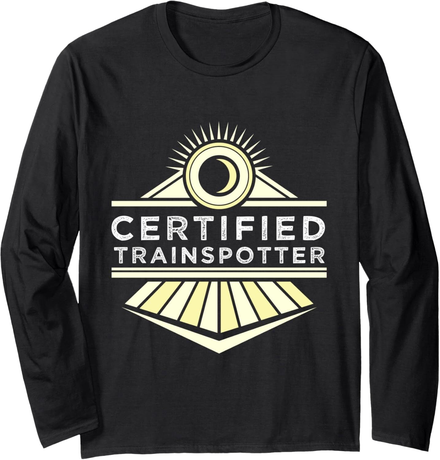 Long Sleeve Shirts for Men sweatshirt Vintage Certified Trainspotter Train Lover Railroader Engine Long Sleeve Tee Streetwear Casual tops clothes