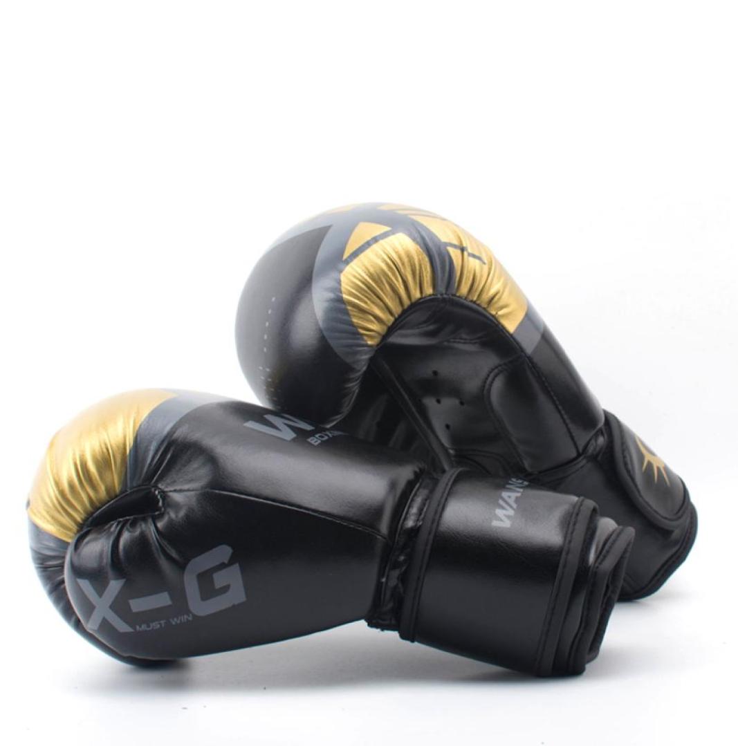 High Quality Adults Boxing Gloves Leather Mma Muay Thai Boxe De Luva Mitts Sanda Equipments8 10 12 6oz Boks4179756