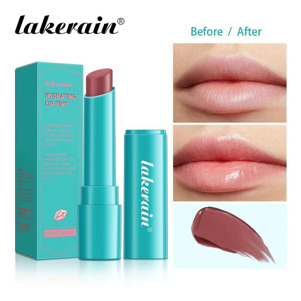 free shipping Jelly Solid Lip Tint Cute Hydrating Mirror Red Brown Lipstick Clear Moisturizing Lips Tint Nature Nude Korea Lip Makeup Cosmetic