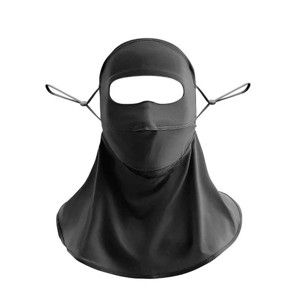 Summer sun protection mask anti-UV sunshade mask enlarged neck guard breathab quick-drying face maskXJ241231
